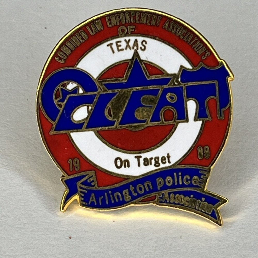 CLEAT 1989 Arlington Texas Police Association Lapel Pin